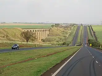 Rodovia Anhanguera (BR-050) near Coqueiros, region near Ribeirão Preto