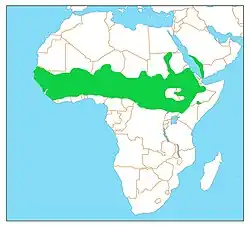 Map of range