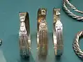 Silver armlets from the treasure