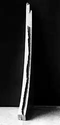 Corner Sculpture, 1997, Aluminium, 1400 × 500 × 80&nbsp;mm, 50&nbsp;kg