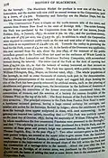 Entry for the park in an 1877 history of the town