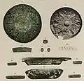 Bowls in the Corpus Inscriptionum Semiticarum II; the bottom of the page shows the sides of inscribed Nimrud bowls