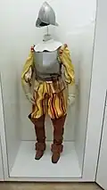 Costume of a cavalryman of the Trozo de Milan
