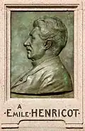 Émile Henricot&nbsp;[fr] Monument in Court-Saint-Étienne