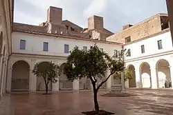 Image 25Small cloister of the charterhouse of Santa Maria degli Angeli e dei Martiri, built on the site of the Baths of Diocletian; part of the National Roman Museum of Rome