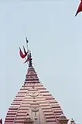 The spire with Crescent Moon
