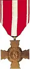 Croix de la Valeur militaire with one palm in 2012 following engagement of the regiment in Afghanistan (Operation Pamir).[1]