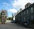 Crown Terrace facing the square at Llanfechell