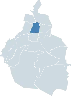 Cuauhtémoc within Mexico City