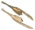Spoon engraved in reindeer antler, Magdalenian c.&nbsp;17,000&nbsp;– c.&nbsp;12,000 BCE