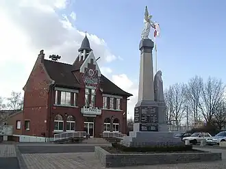 The town hall of Cuinchy