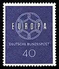 1959: An interlocking keychain made of 4 circles and 4 squares alternating. Designed by Germany's Walter Brudi.