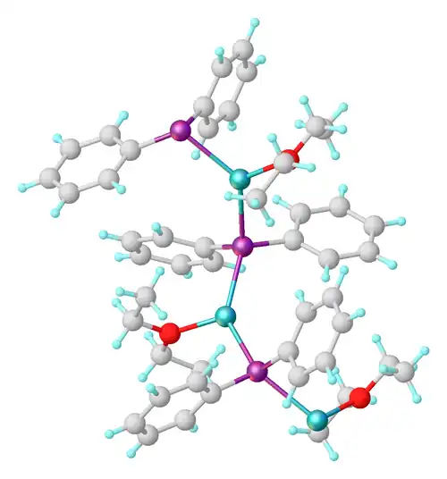 Part of the polymeric structure of LiPPh2(Et2O).