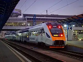 DPKr3-001 at the Kyiv-Pasazhyrskyi railway station