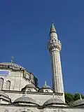 View of the minaret of the mosque