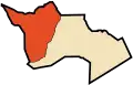 Location of Bordj El Houas Commune within Djanet Province