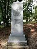 Dam No. One Battlefield Site Obelisk East Face