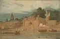 Shivala Ghat, Benares, 1789