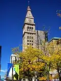 Tower viewed from 16th Street, looking north