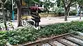 Dashatou Railway Park signal lights and rail landscape