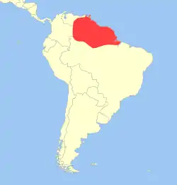 Map of range