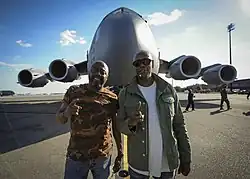 Dave Chappelle and Donnell Rawlings in February 2017.