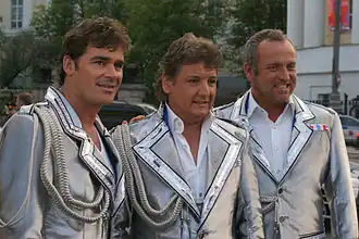 Jeroen van der Boom, René Froger and Gordon Heuckeroth in 2009