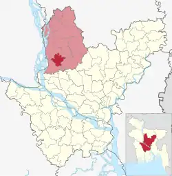 Location of Delduar