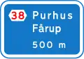 I12: Exit from motorway in 500 m
