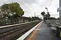 Westbound view from Dennis platform 2 facing towards platform 1