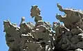 Differentially cemented and eroded sandstone (member C), Fantasy Canyon