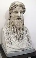 Dionysus of the Sardanapalus type on a herm, copy from around 150, from a Greek original from around 310 BC