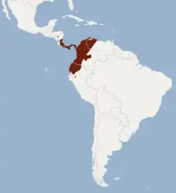 Map of range