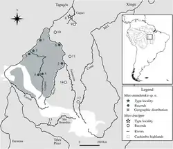 Map of range