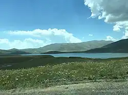 Scenery around Spandaryan Reservoir
