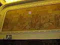 Mural of peasants working