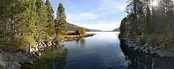 Entering Donner Lake