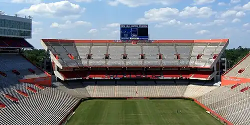 Inside Ben Hill Griffin Stadium
