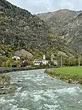 The river close to Issime