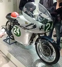 Motorcycle with Prancing Horse design