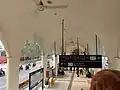 The platform area seen from stairs