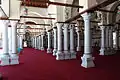 The prayer hall of the mosque