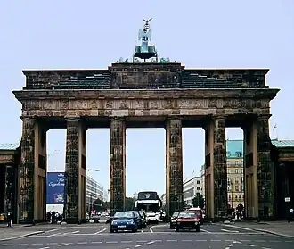 Traffic through the gate in the 1990s