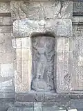 Durgha statue in northern niche of Sambisari temple.
