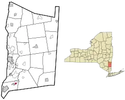 Location of Merritt Park, New York
