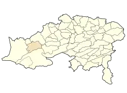 Location of Barika in the Batna Province