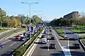 The E 75/A 1 in Belgrade, Serbia