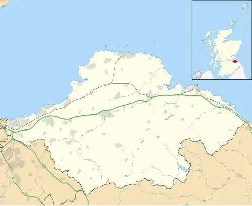 Muirfield is located in East Lothian