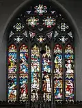 East window above the altar