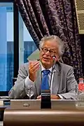 Ed van Thijn speaking in 2010 on the occasion of the release of Government photos to the public domain